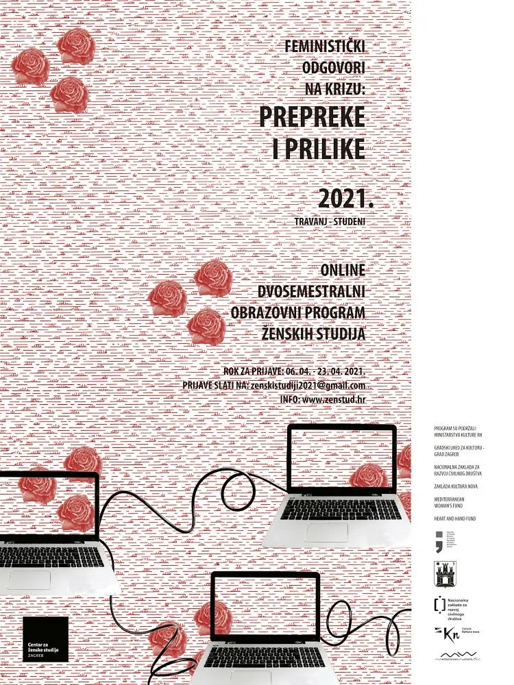 Poziv za dvosemestralni online program Ženskih studija - Duga Dom Zagreb 