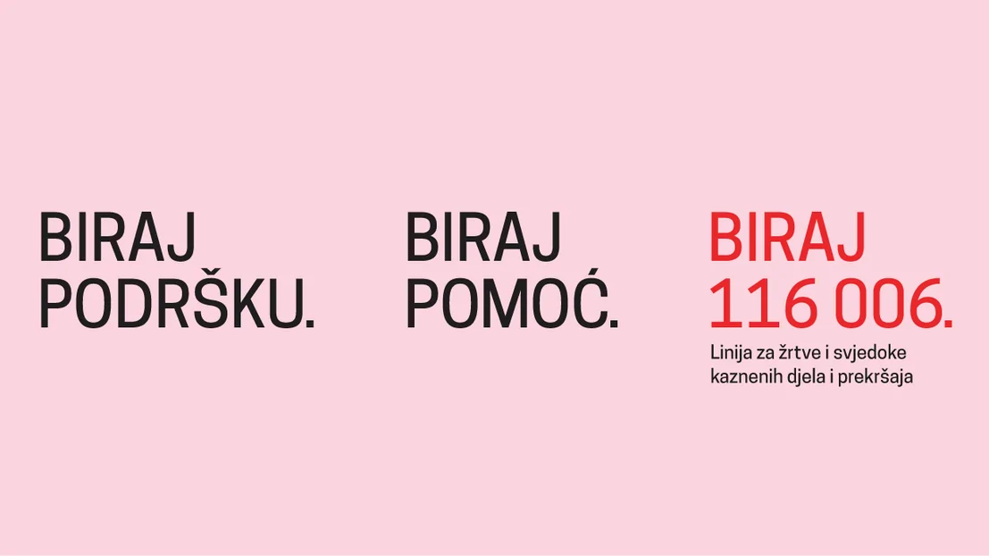 Besplatna i anonimna 116 006 linija Nacionalnog pozivnog centra za žrtve kaznenih djela - Duga Dom Zagreb 